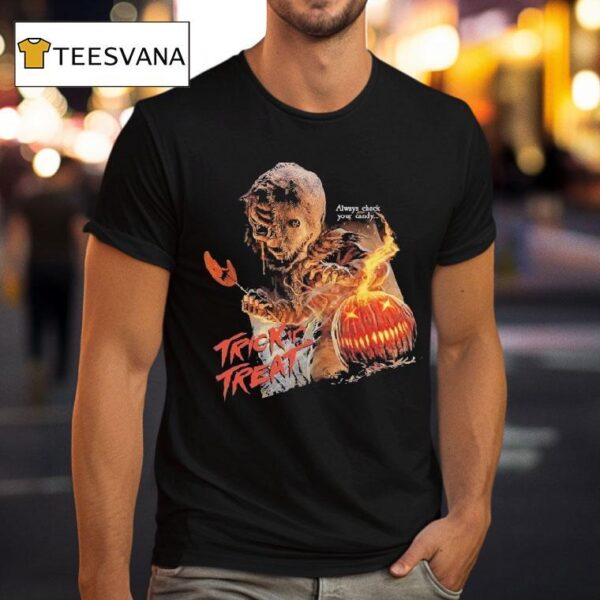 Trick R Treat Always Check Your Candy Sam Is Watching T Shirt