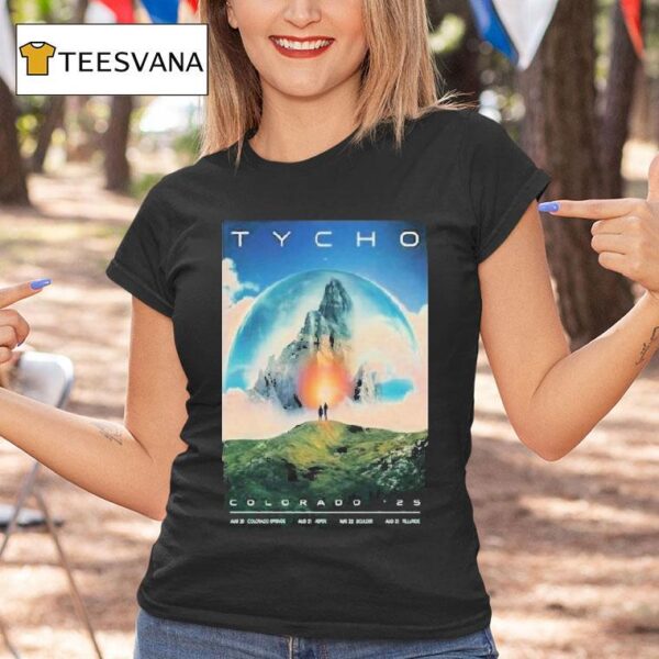 Tycho Colorado Springs Aug Aspen Boulder Telluride T Shirt