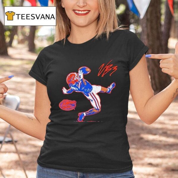 Vernell Brown Iii Florida Gators Football Signature T Shirt