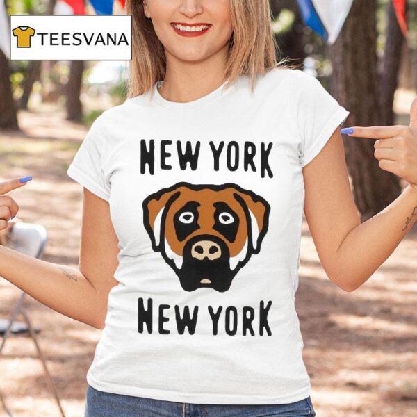 Victor Victor New York Dog Head T Shirt