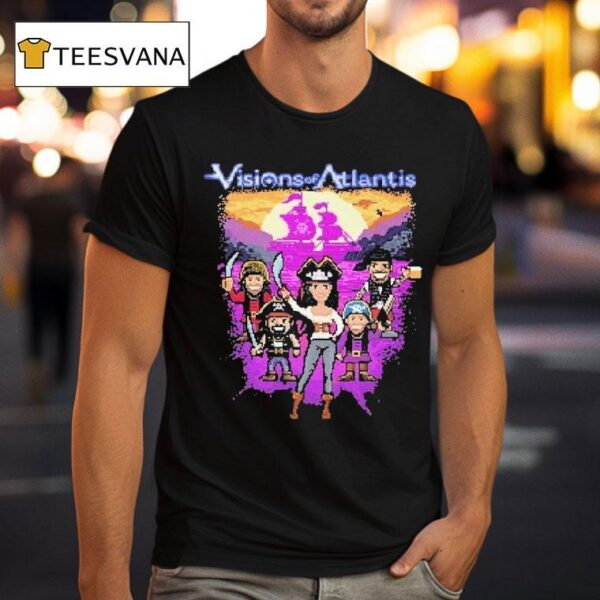 Visions Of Atlantis Bit Party Pirates T Shirt