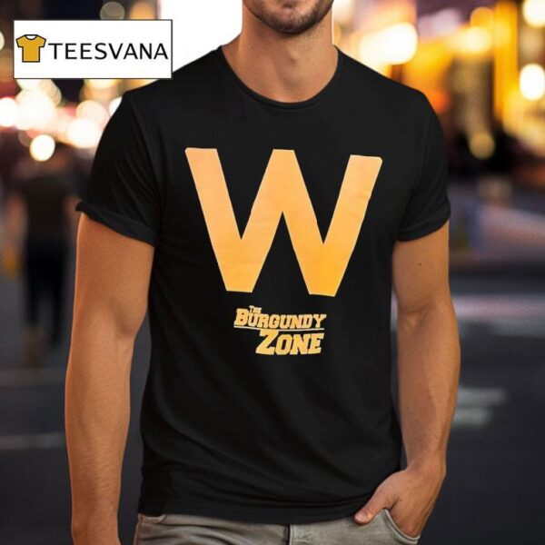 W The Burgundy Zone T Shirt