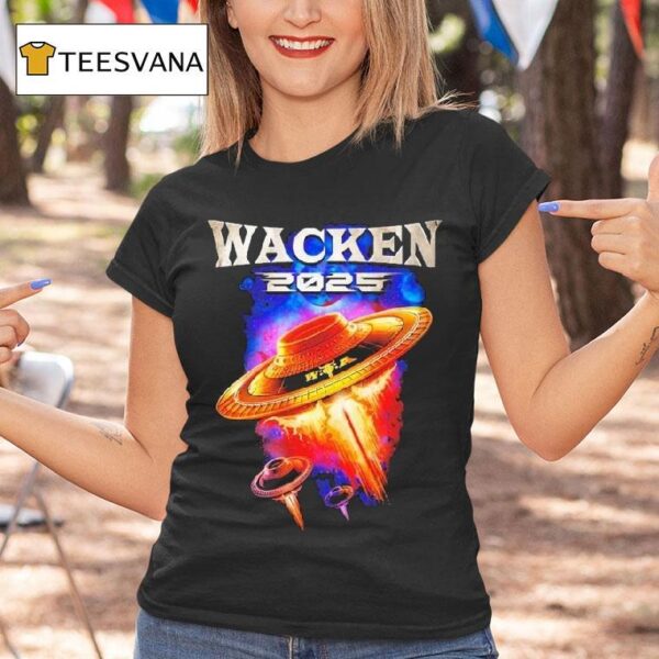 Wacken Years Of Metal Madness Saucer Ufo T Shirt