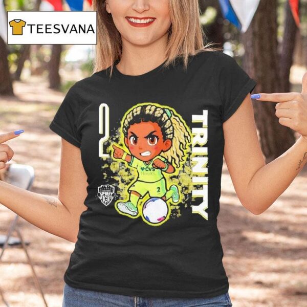 Washington Spirit Trinity Rodman Chibi T Shirt
