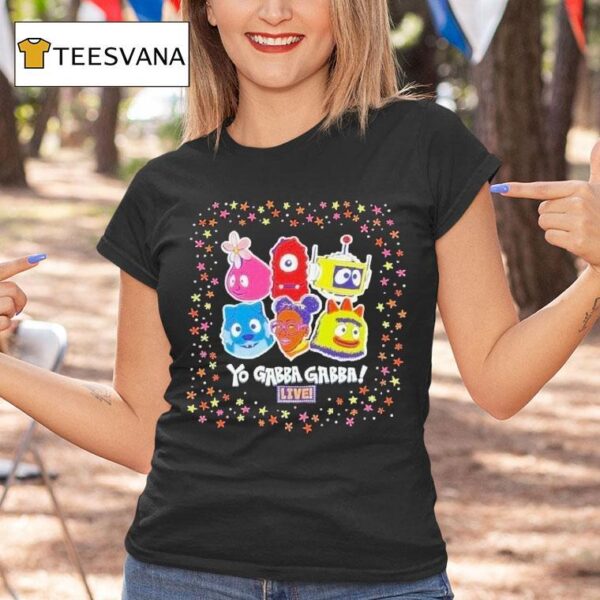 Yo Gabba Gabba Live Tour T Shirt