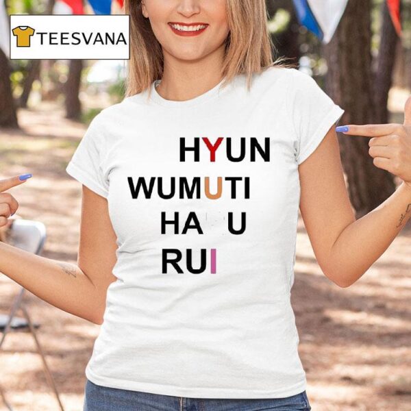 Yuri Hyun Wumuti Haru Rui T Shirt