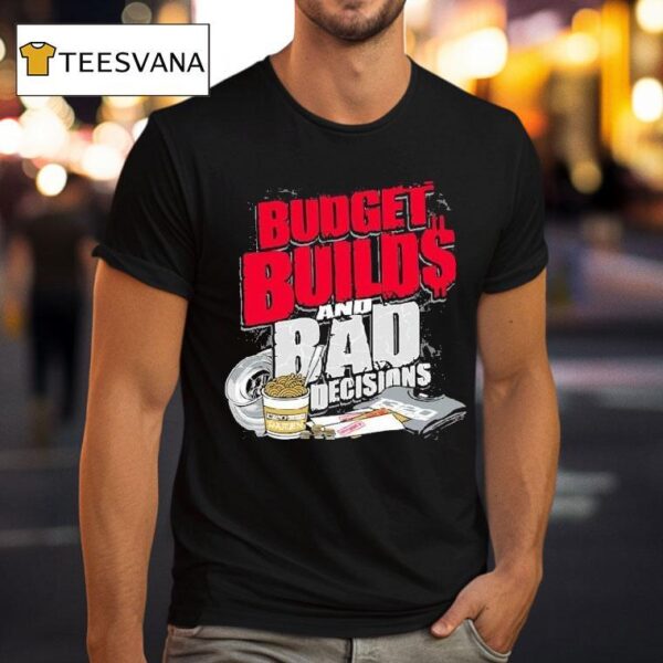 Video Budget Builds And Bad Decisions T Shirt