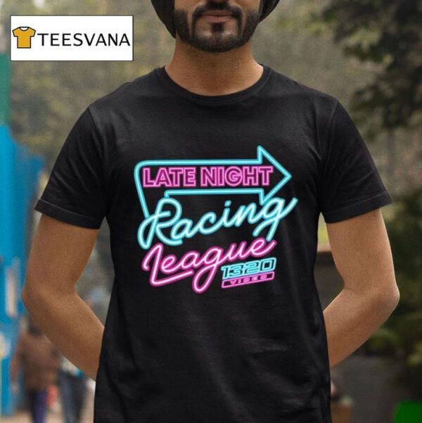 Video Late Night Racing League Neon T Shirt