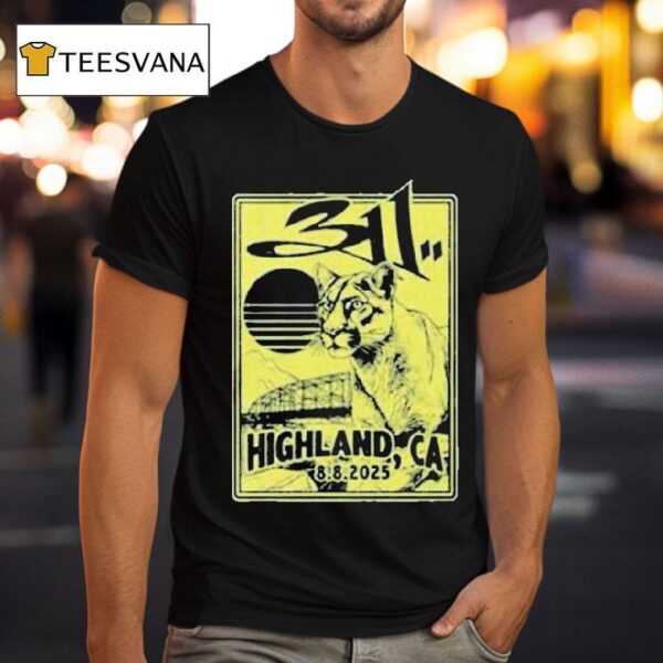 Highland California Concert At Yaamava Theater At Yaamava Resort And Casino On August Lion T Shirt