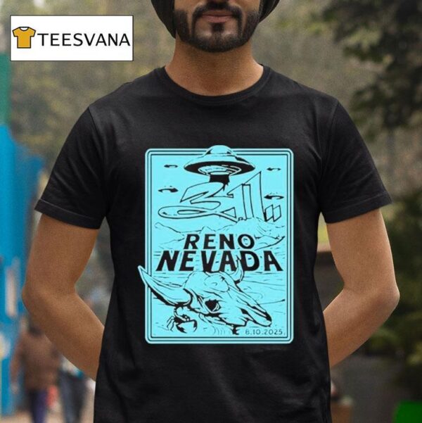 Tour Reno Nevada August Ufo T Shirt