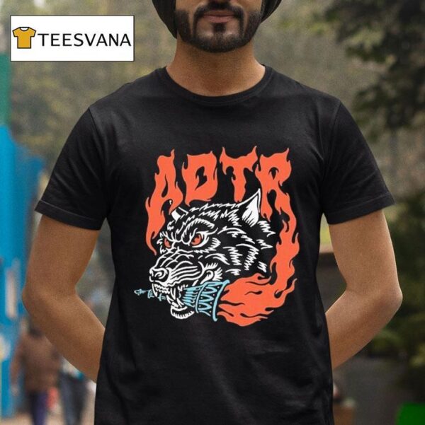 A Day To Remember Torch Wolf T Shirt
