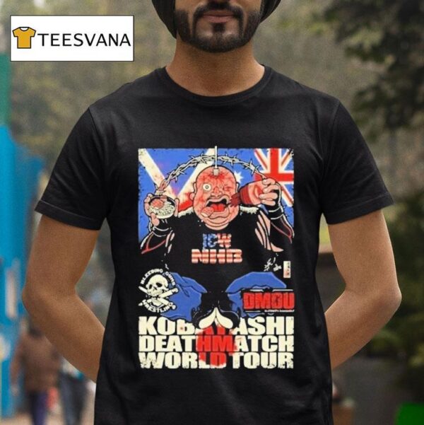 Abdullah Kobayashi Icw Nhb X Dmdu X Bgw Death Match World Tour T Shirt