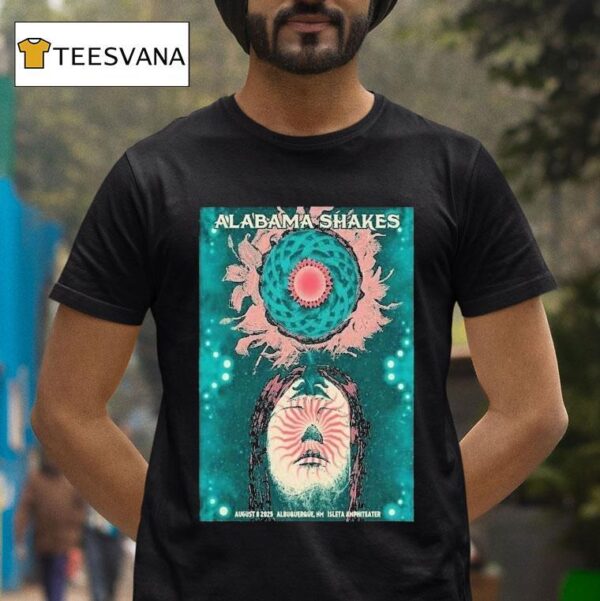 Alabama Shakes Aug Isleta Amphitheater Event Head T Shirt