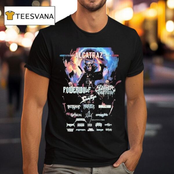 Alcatraz Festival August At Kortrijk Belgium Lineup Headliners Theme Samurai T Shirt