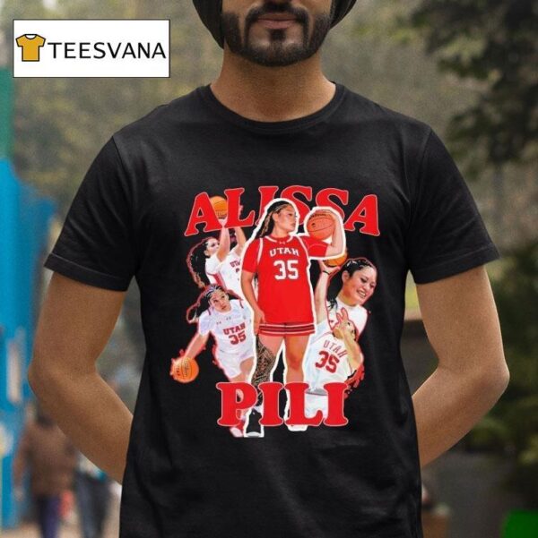 Alissa Pili Utah Utes Women S Basketball T Shirt