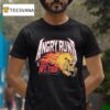Angry Runs Nfl Tour Helmet Skull Flames T Shirt