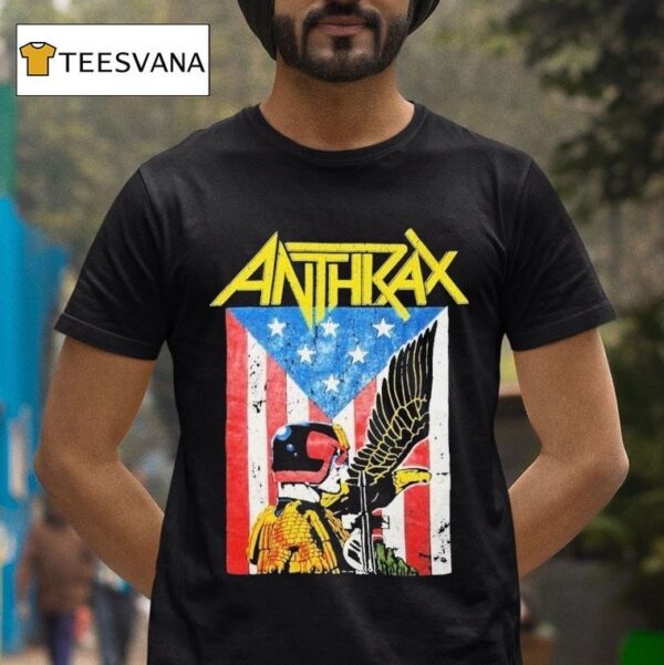 Anthrax Dredd Eagle T Shirt