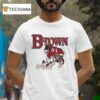 B Town Indiana Hoosiers Mascot Football T Shirt