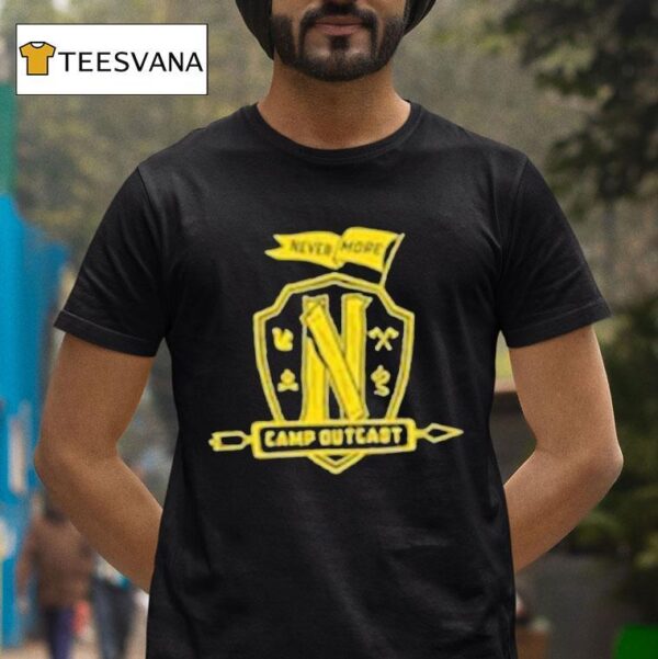 Barry Dort Wednesday Season Nevermore Camp Outcas T Shirt