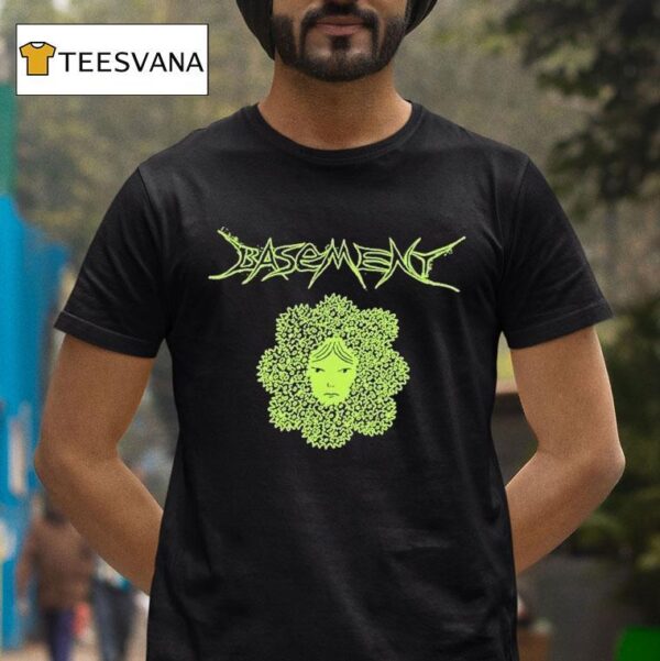 Basement Flower Face T Shirt