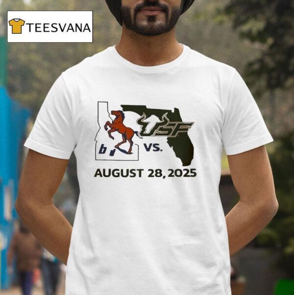 Boise State Broncos Vs South Florida Bulls August T Shirt