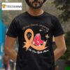 Boston Red Sox Uterine Cancer Awareness No One Fights Alone T Shirt