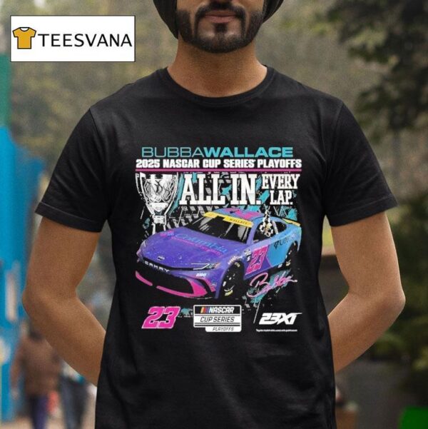 Bubba Wallace Xi Racing Nascar Cup Series Playoffs Columbia T Shirt