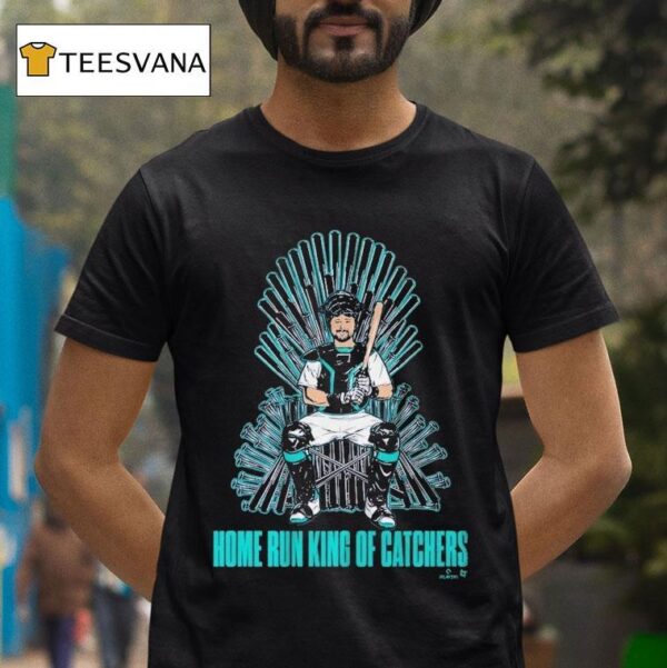 Cal Raleigh Home Run King Of Catchers T Shirt