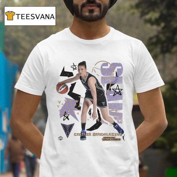 Cecilia Zandalasini Slam Golden State Valkyries Wnbpa T Shirt