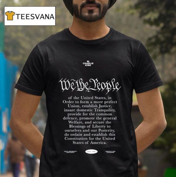 Charlie Kirk We The People T Shirt