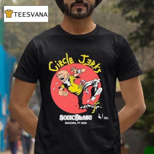 Circle Jerks Sonic Blast Ancora Pt T Shirt