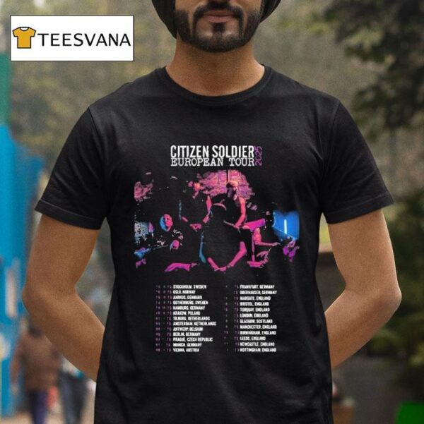 Citizen Soldier European Tour Dates For October And November T Shirt