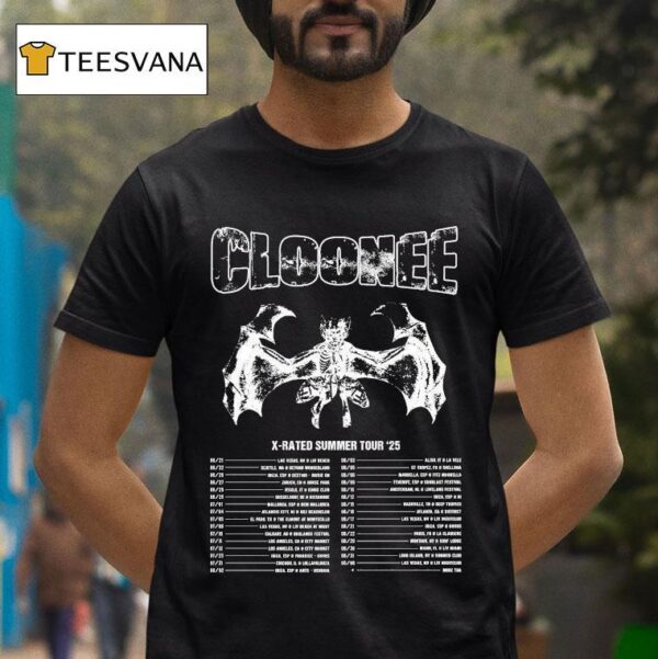 Cloonee X Rated Summer Tour T Shirt