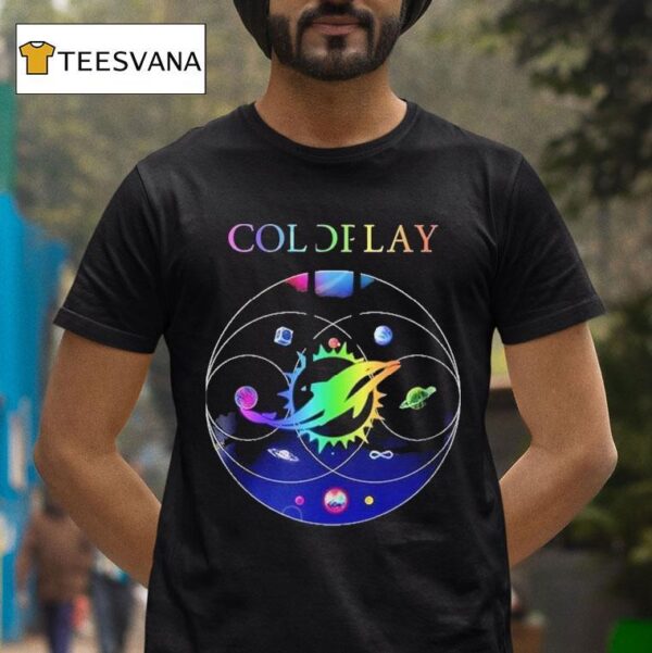 Coldplay X Miami Dolphins Tour T Shirt