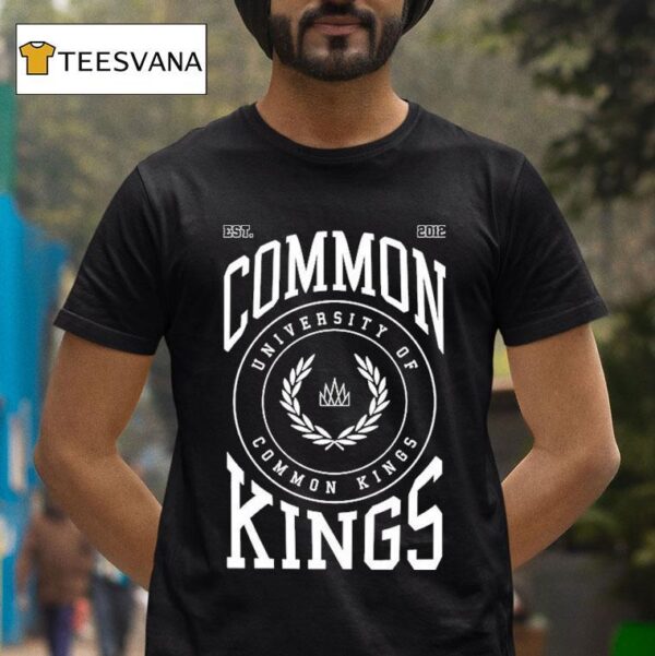 Common Kings University Collegiate Est T Shirt
