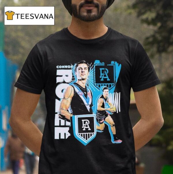 Connor Rozee Port Adelaide Fc T Shirt