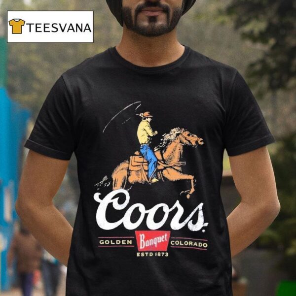 Coors Banquet Rodeo Cowboy Est T Shirt
