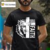 Courage Through Faith Lion T Shirt