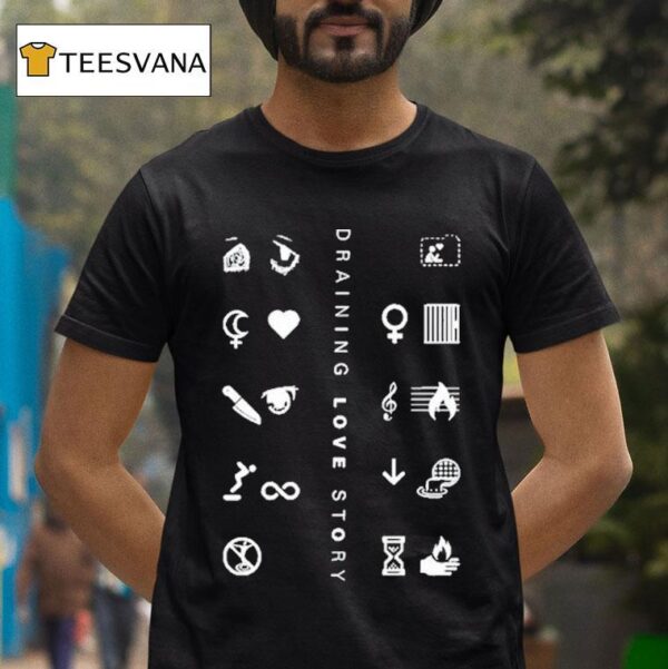 Cynthoni Draining Love Story Icons T Shirt