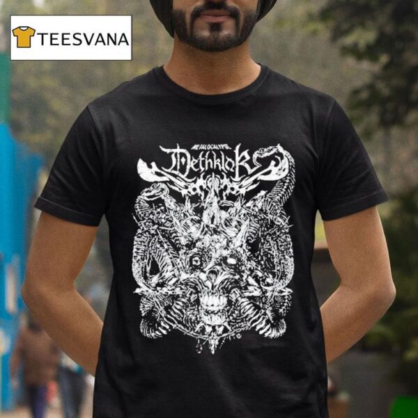Dethklok Snake Bones Skull T Shirt