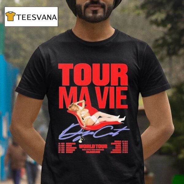 Doja Cat Ma Vie World Tour Th Album And Jealous Type With Dates T Shirt