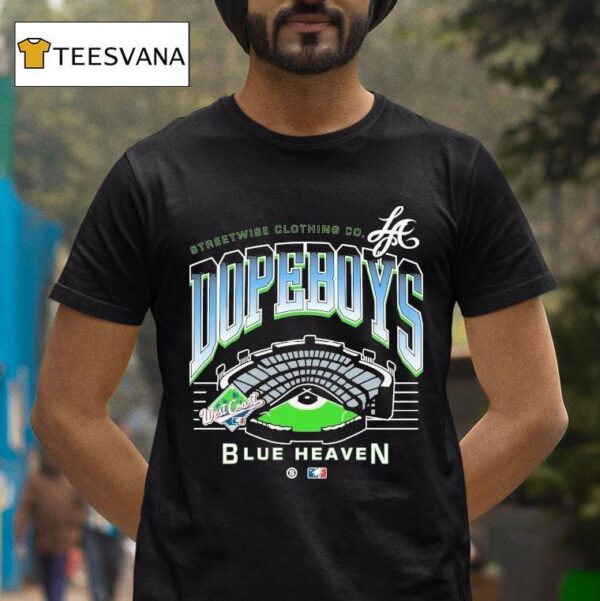 Dopeboys Blue Heaven Streetwise West Coast Stadium T Shirt