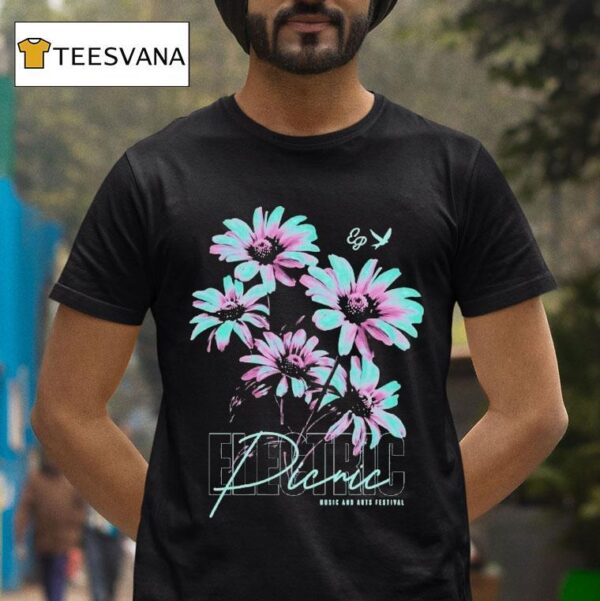 Electric Picnic Music And Arts Festival Flowers T Shirt