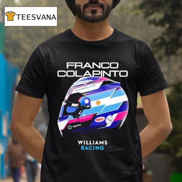 Franco Colapinto Williams Racing Helmet F T Shirt