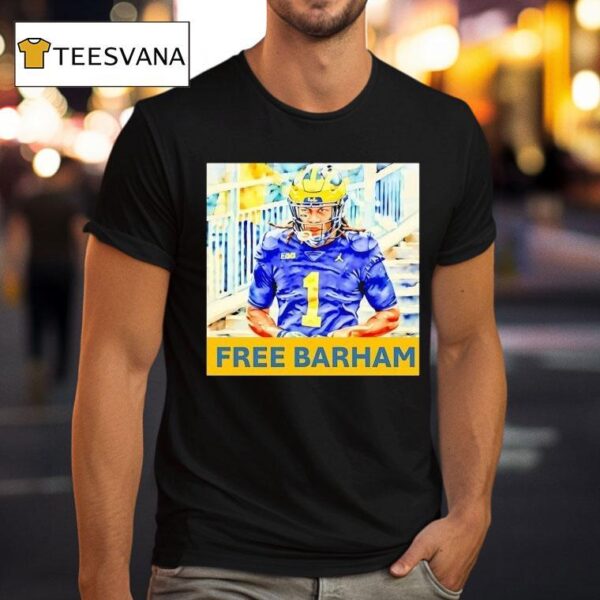 Free Jaishawn Barham Michigan Wolverines Football T Shirt