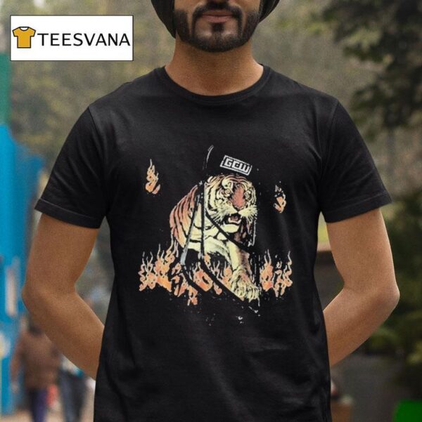 Game Changer Wrestling Gcw Haoming Tiger Pepper T Shirt