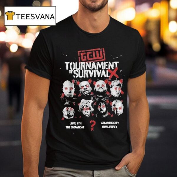 Gcw Gamechangerwrestling Tournament Of Survival Even T Shirt