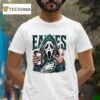 Ghostface Drinking Coffee Philadelphia Eagles T Shirt