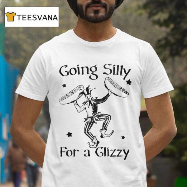 Going Silly For A Glizzy Clown Hot Dog T Shirt