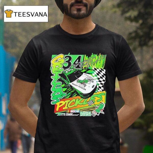 Grillo S Pickles Nascar Todd Gilliland Racing Signature T Shirt